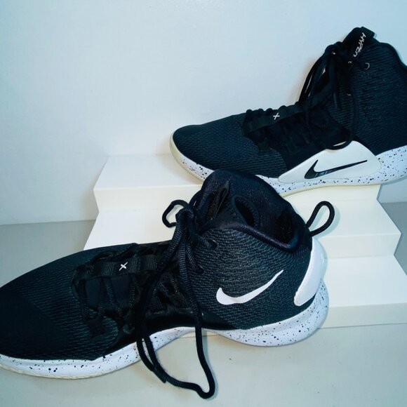 NIKE HYPERDUNK X EP BLACK W/Speckled Midsole Men's 10.5M Mid-Top AO7890-001 VGUC - Picture 6 of 10